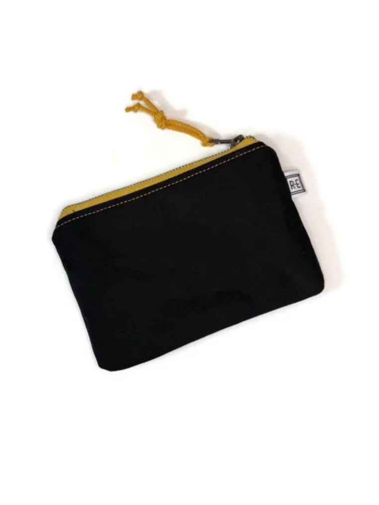 •MINI POUCH - LUNA• waxed canvas bag