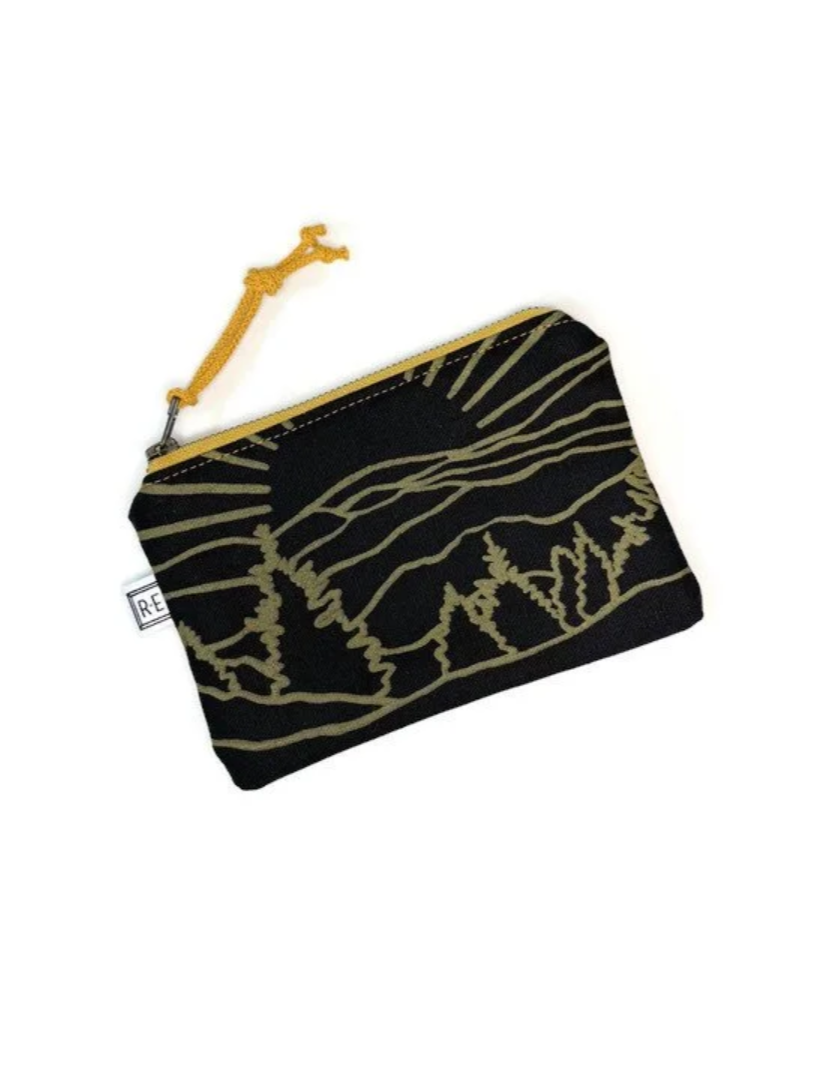 •MINI POUCH - ROAN• waxed canvas bag