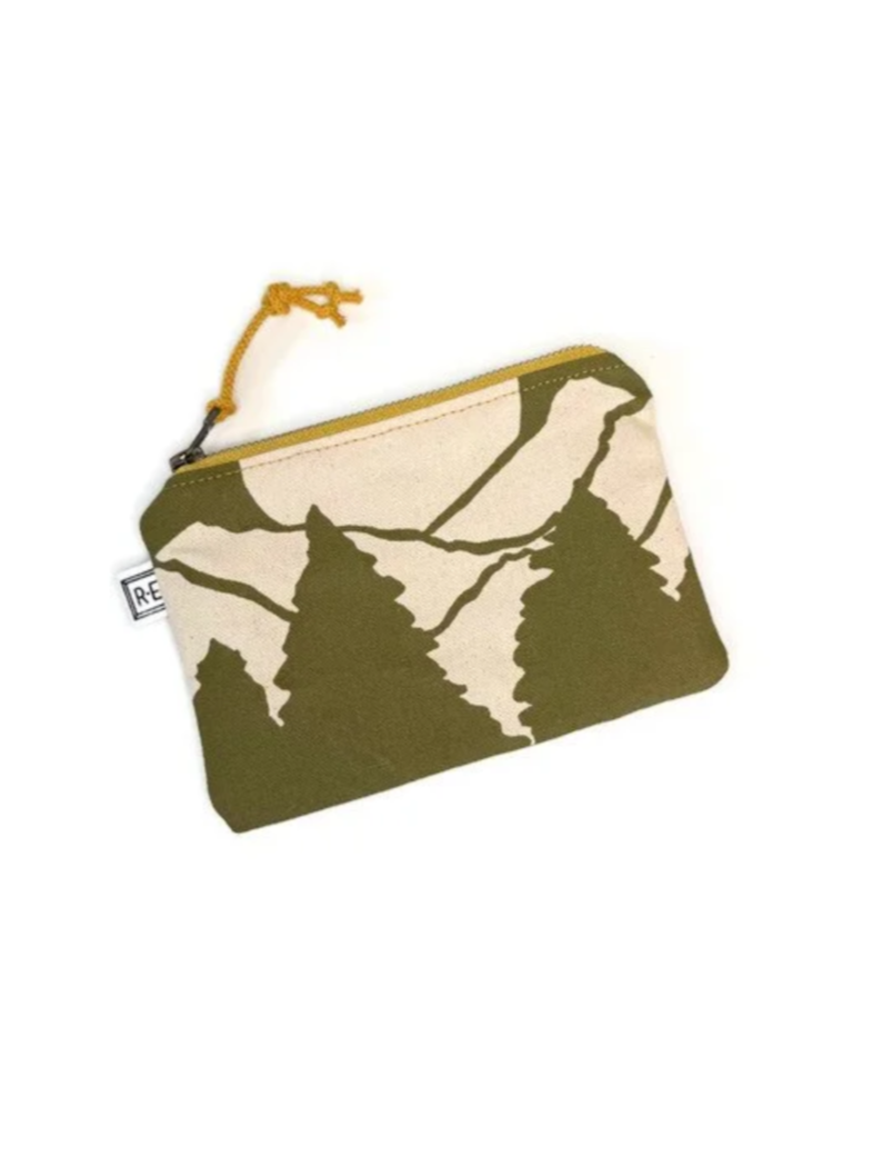 •MINI POUCH - VISTA• waxed canvas bag