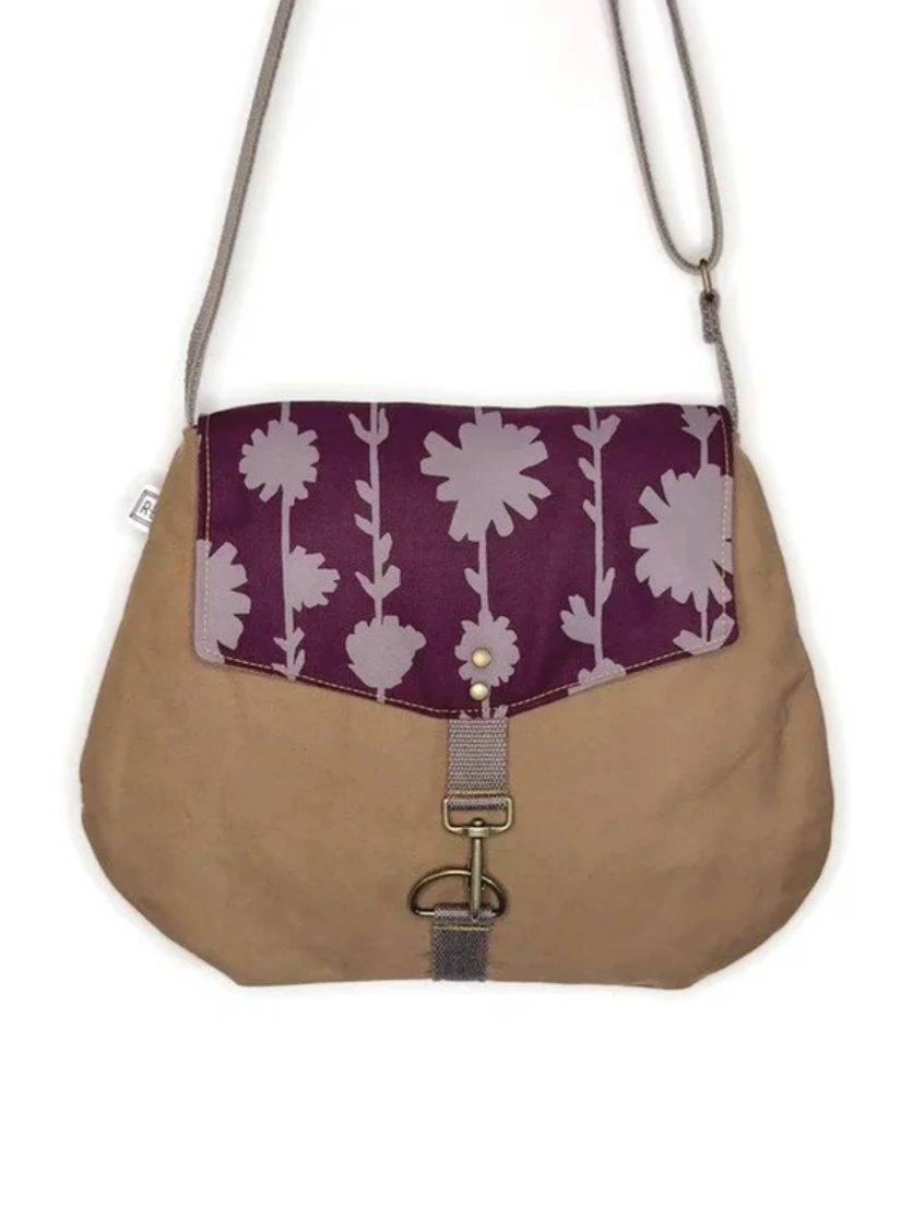 •SATCHEL - CHICORY• waxed canvas crossbody