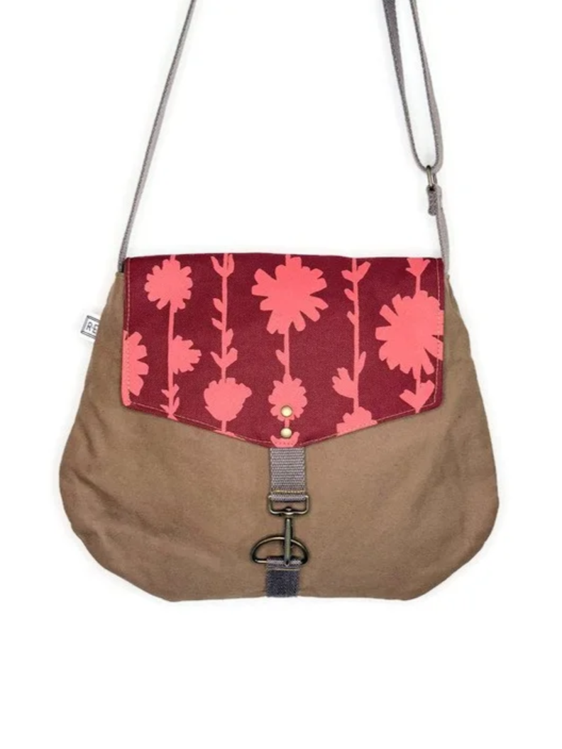 •SATCHEL - CHICORY• waxed canvas crossbody