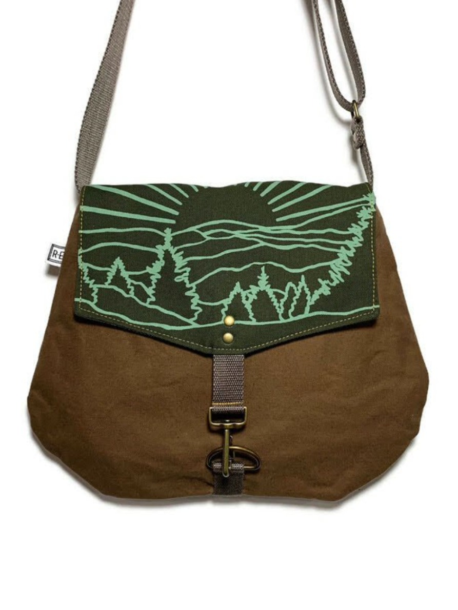 •SATCHEL - ROAN• waxed canvas crossbody