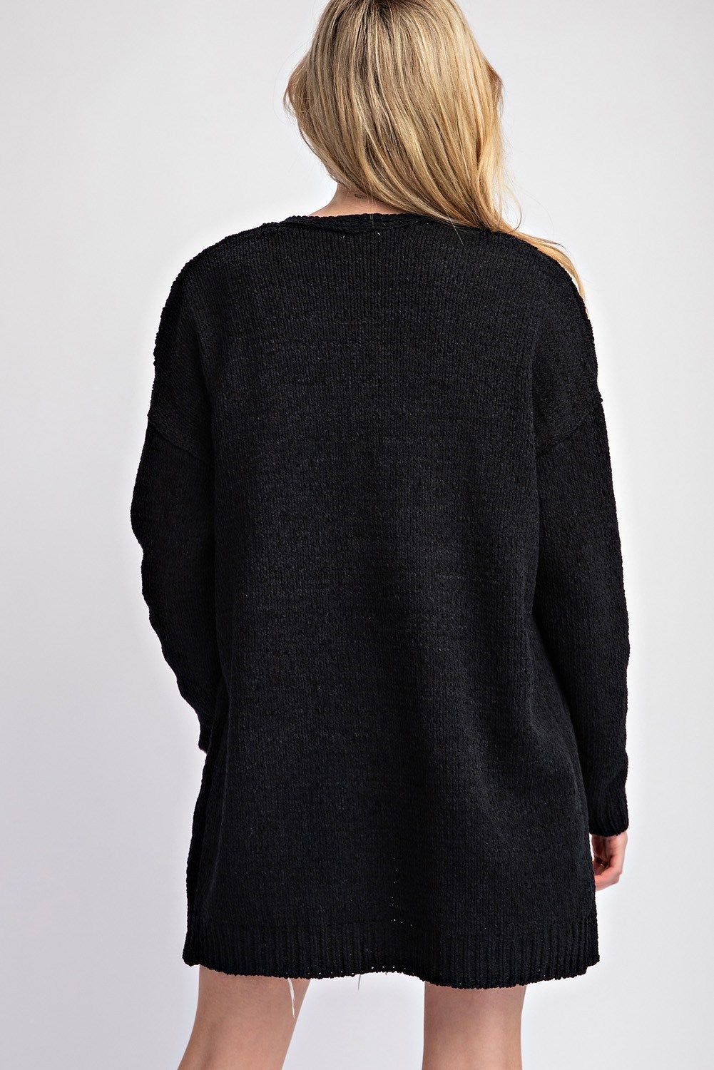 •BLACK• sweater knit cardigan