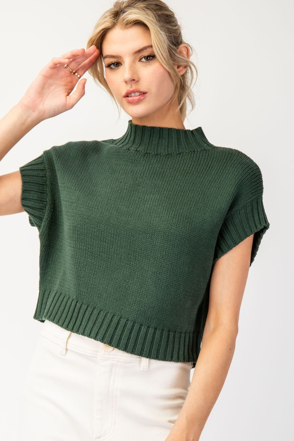 •SOPHIE• short sleeve sweater top