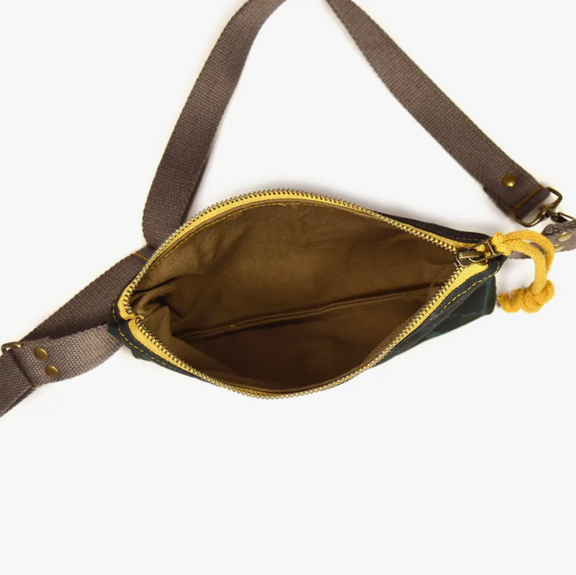 •MIDI PACK - SOLID• waxed canvas fanny/crossbody