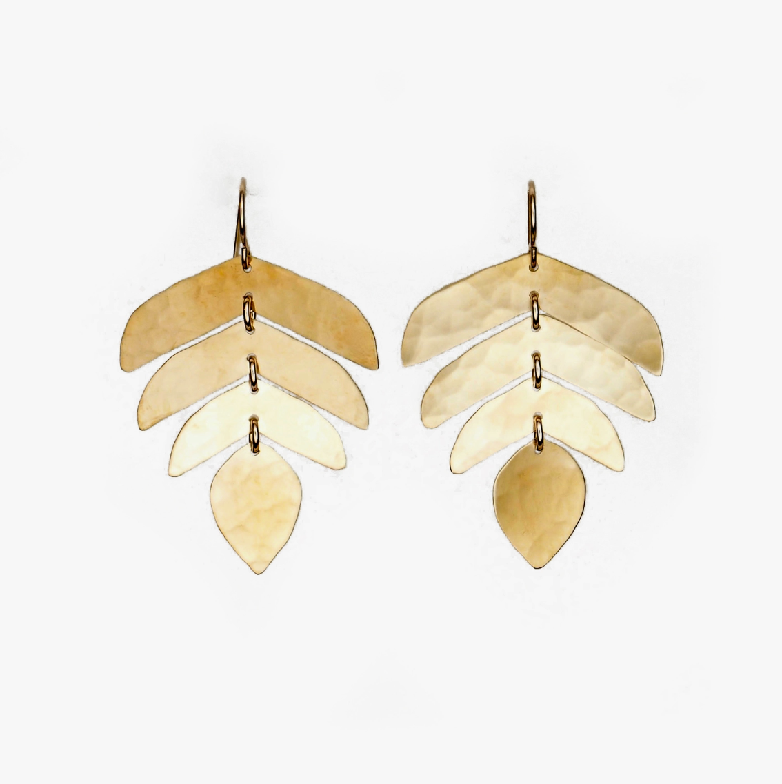 •LEAH• gold dangle earrings