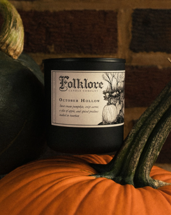 •OCTOBER HOLLOW• folklore candle