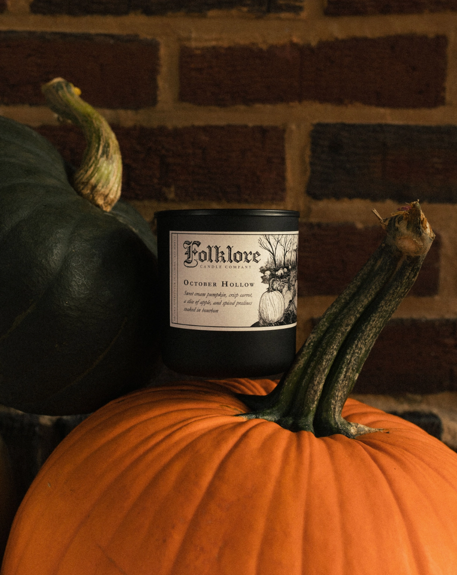 •OCTOBER HOLLOW• folklore candle