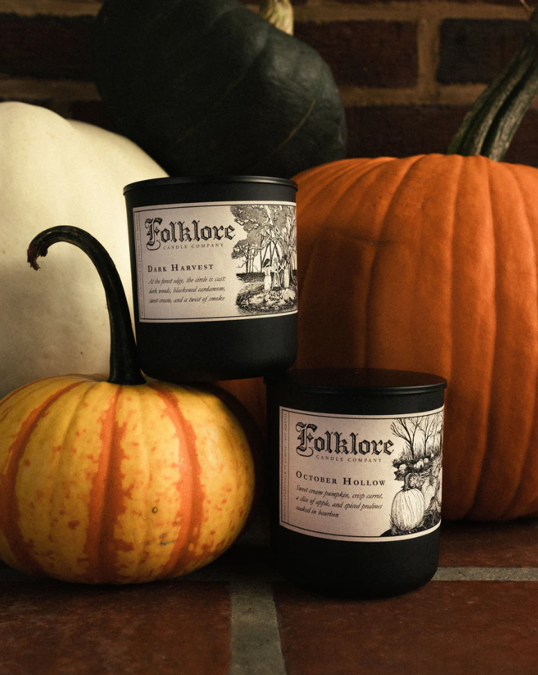 •OCTOBER HOLLOW• folklore candle