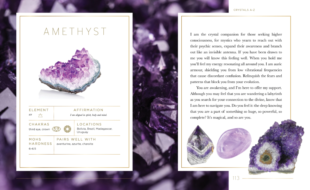 •CRYSTAL COMPANIONS• hardback book