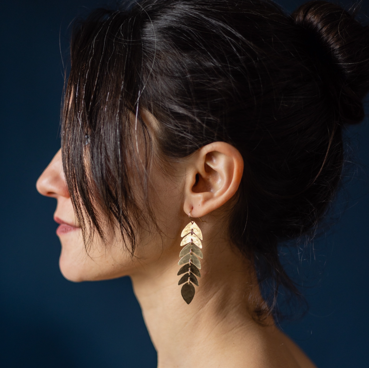 •CAMILLE• gold dangle earrings