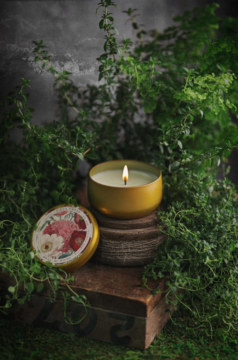 •VIEUX CARRÉ• botanica tin candle