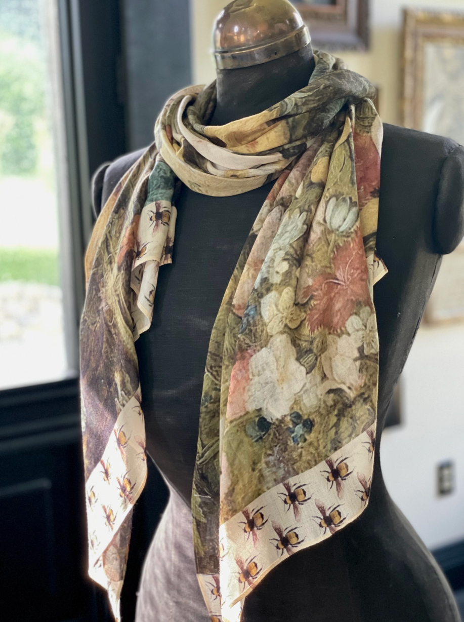 •I DREAM IN FLOWERS• bamboo scarf