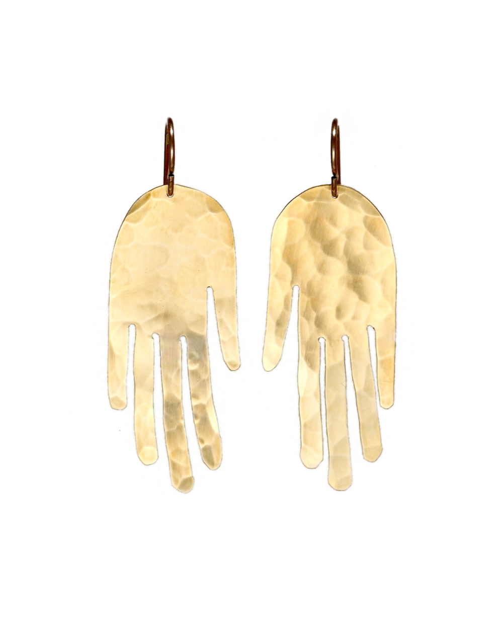 •MANOS• gold dangle earrings