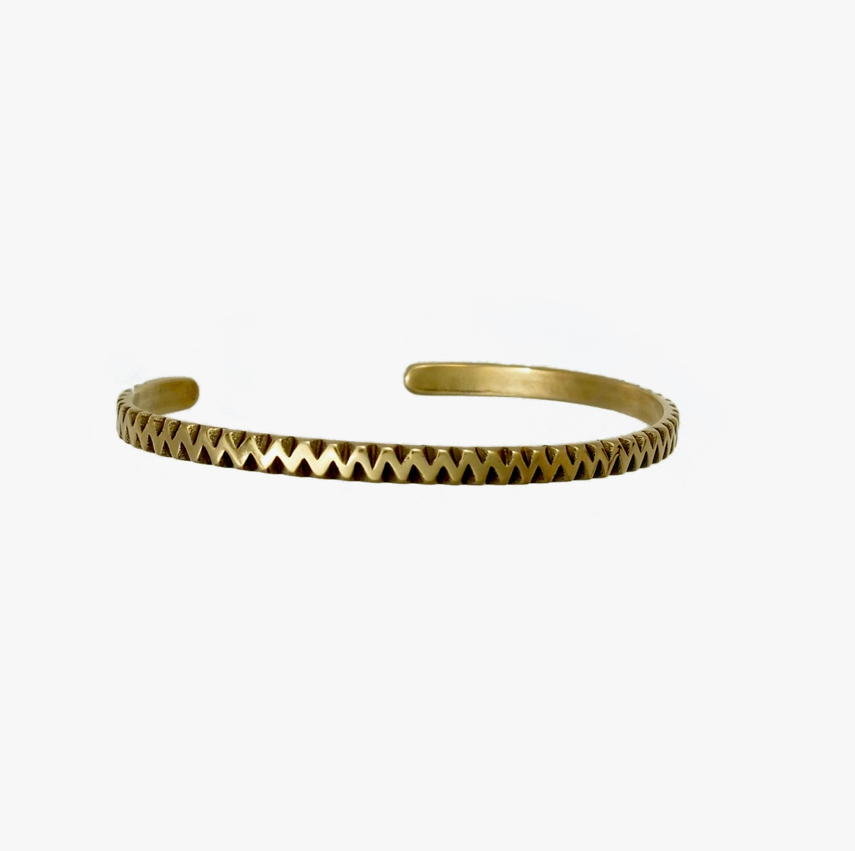 •ZIGZAG• brass bracelet