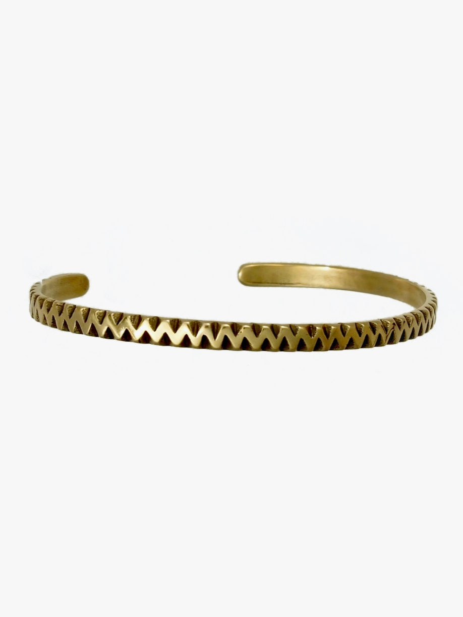 •ZIGZAG• brass bracelet