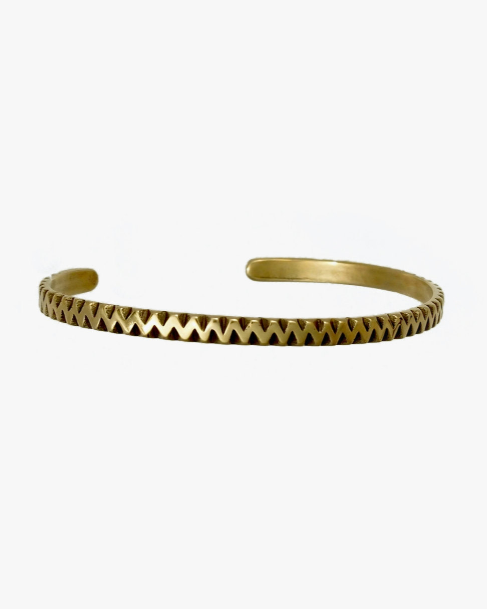 •ZIGZAG• brass bracelet