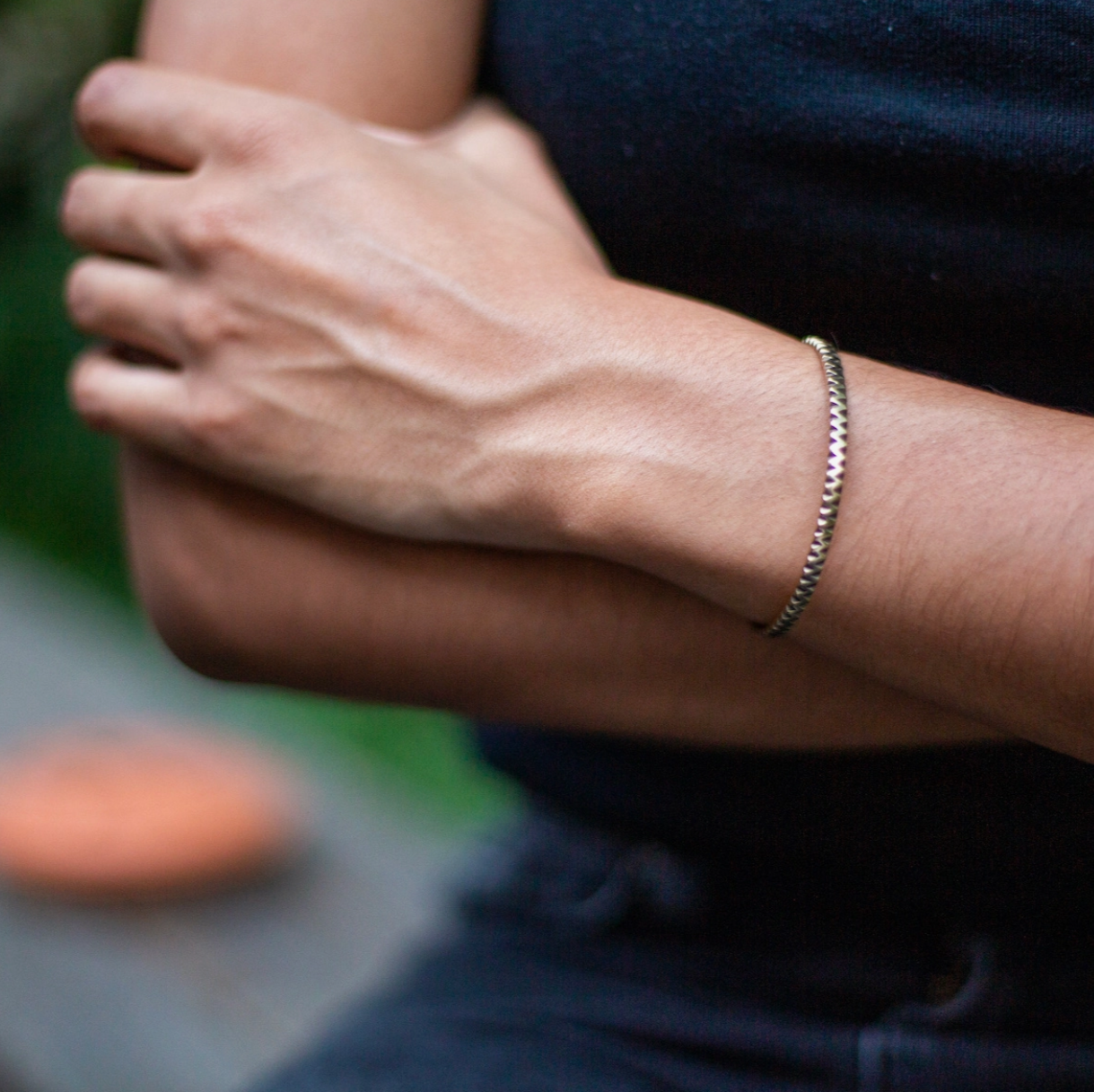 •ZIGZAG• brass bracelet