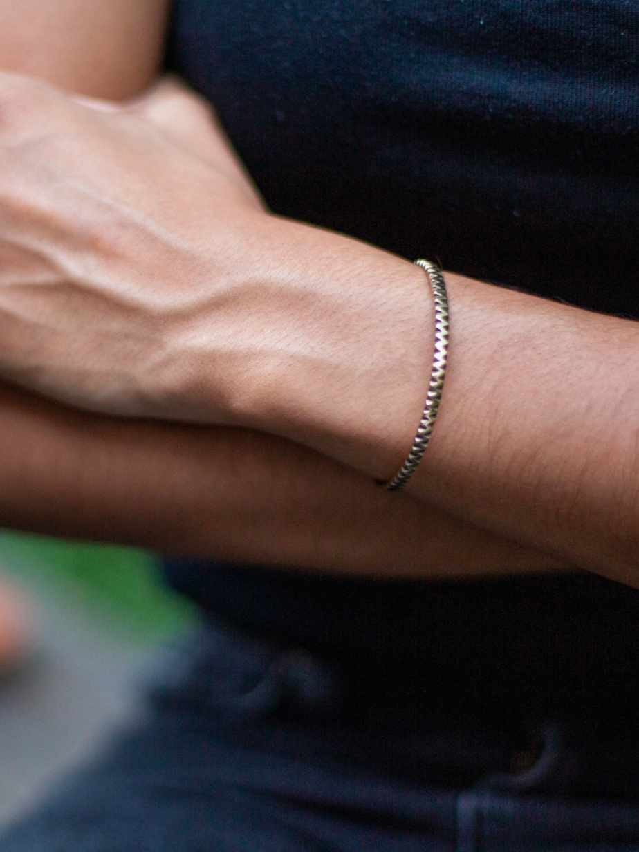 •ZIGZAG• brass bracelet