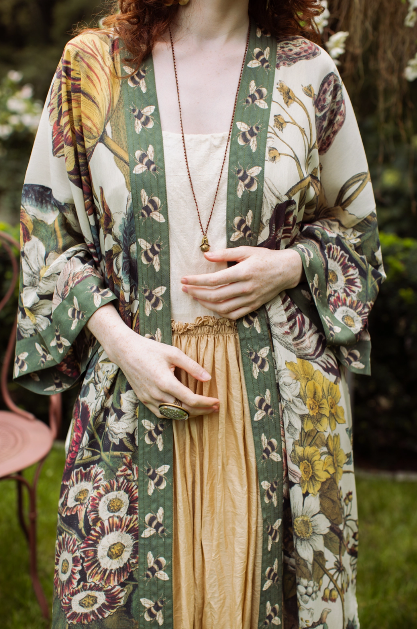 •LOVE GROWS WILD•  duster style bamboo cardigan