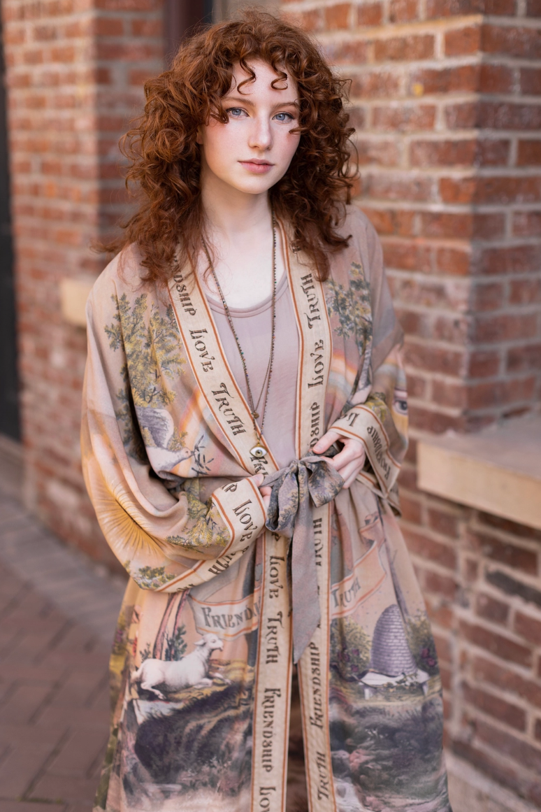 •FRIENDSHIP, LOVE, & TRUTH•  duster style bamboo cardigan