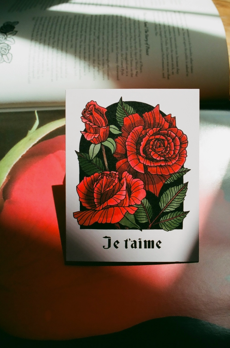 •JE T'AIME• love card