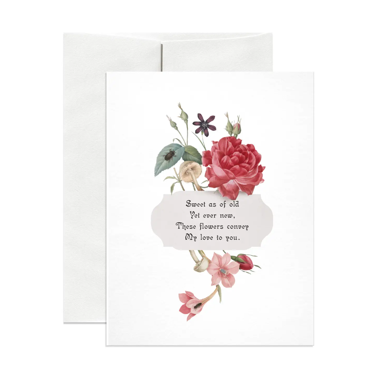 •VICTORIAN LOVE• greeting card