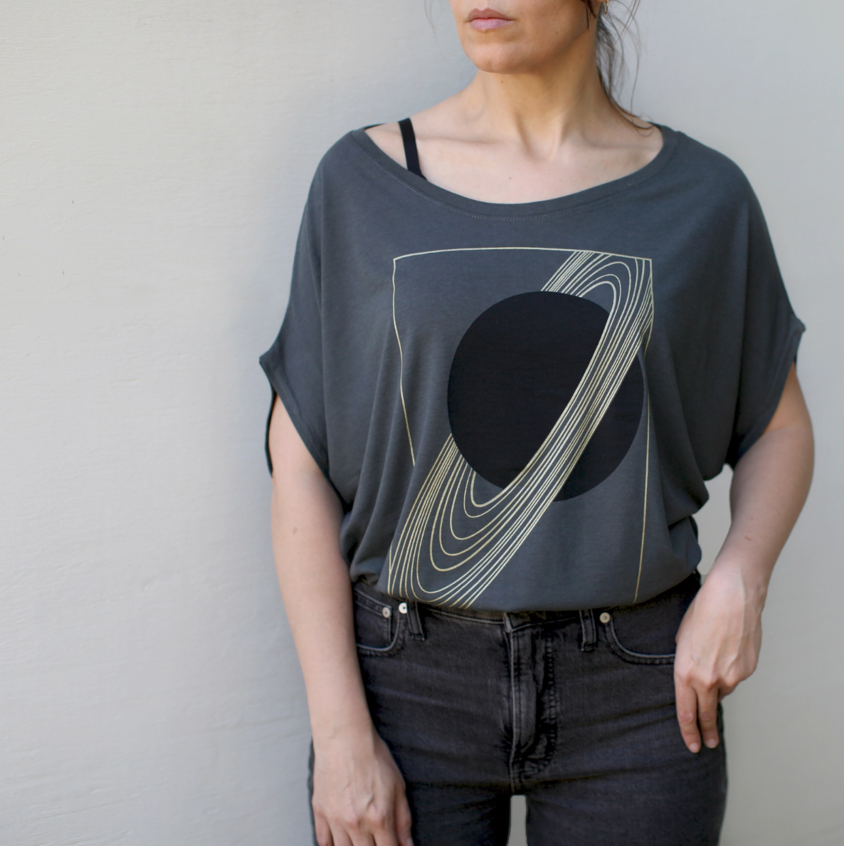 •SATURN• bamboo blend dolman tee