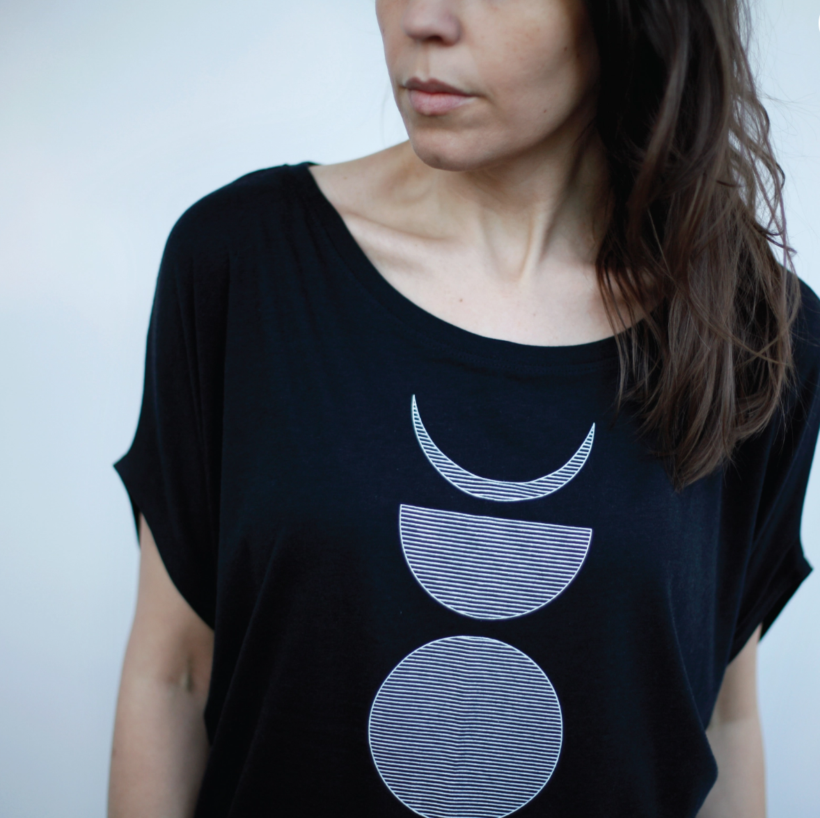 •MOON PHASE• bamboo blend dolman tee