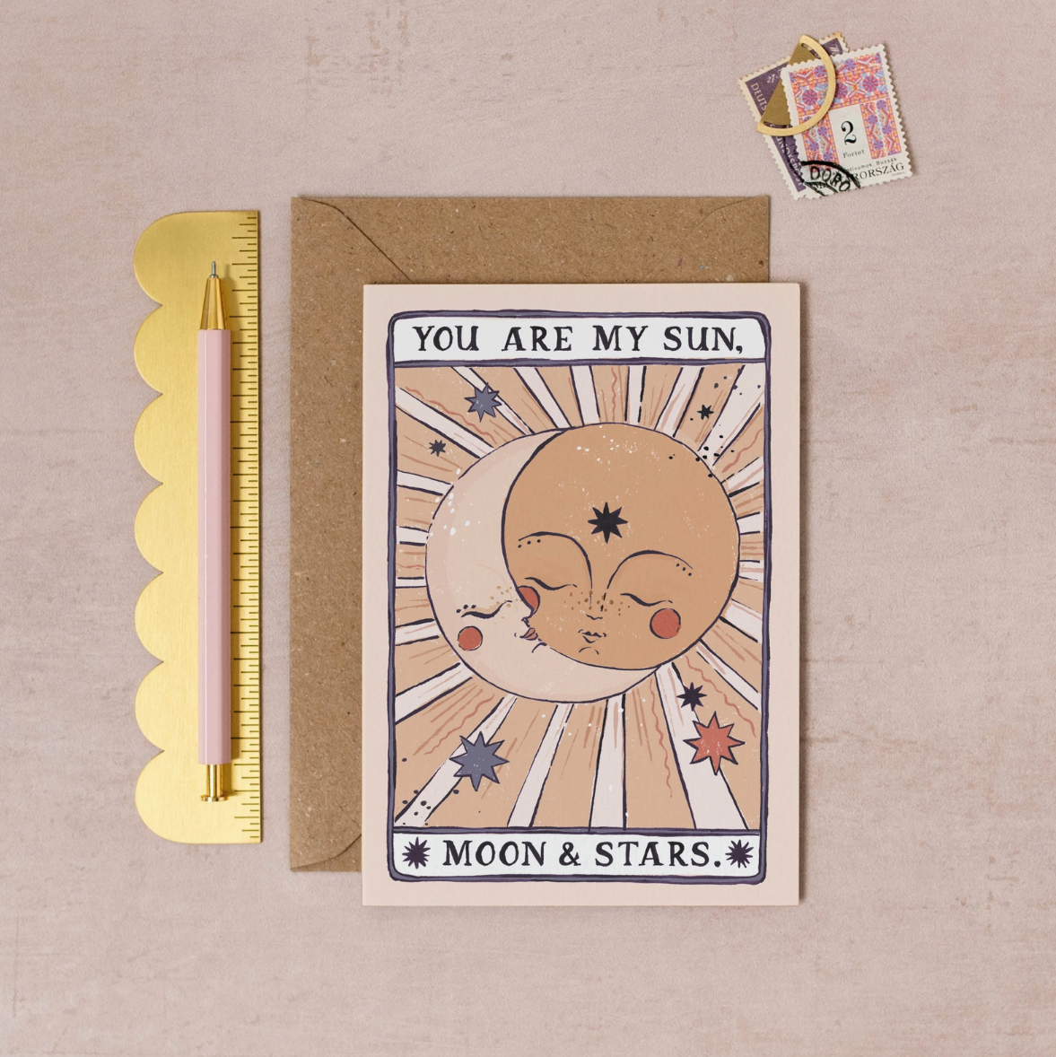 •SUN, MOON & STARS• love card