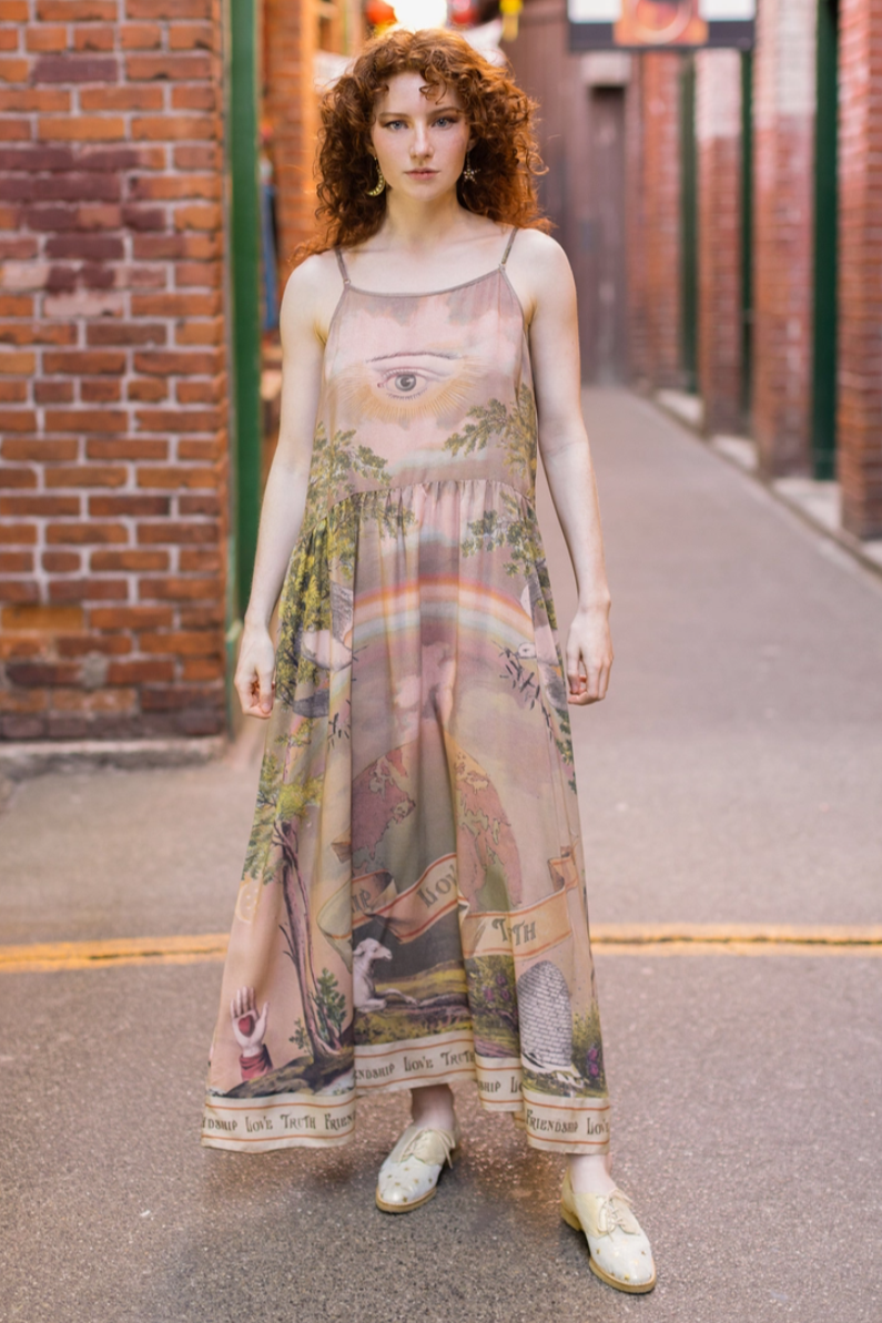 Friendship Love & Truth Maxi Slip Dress