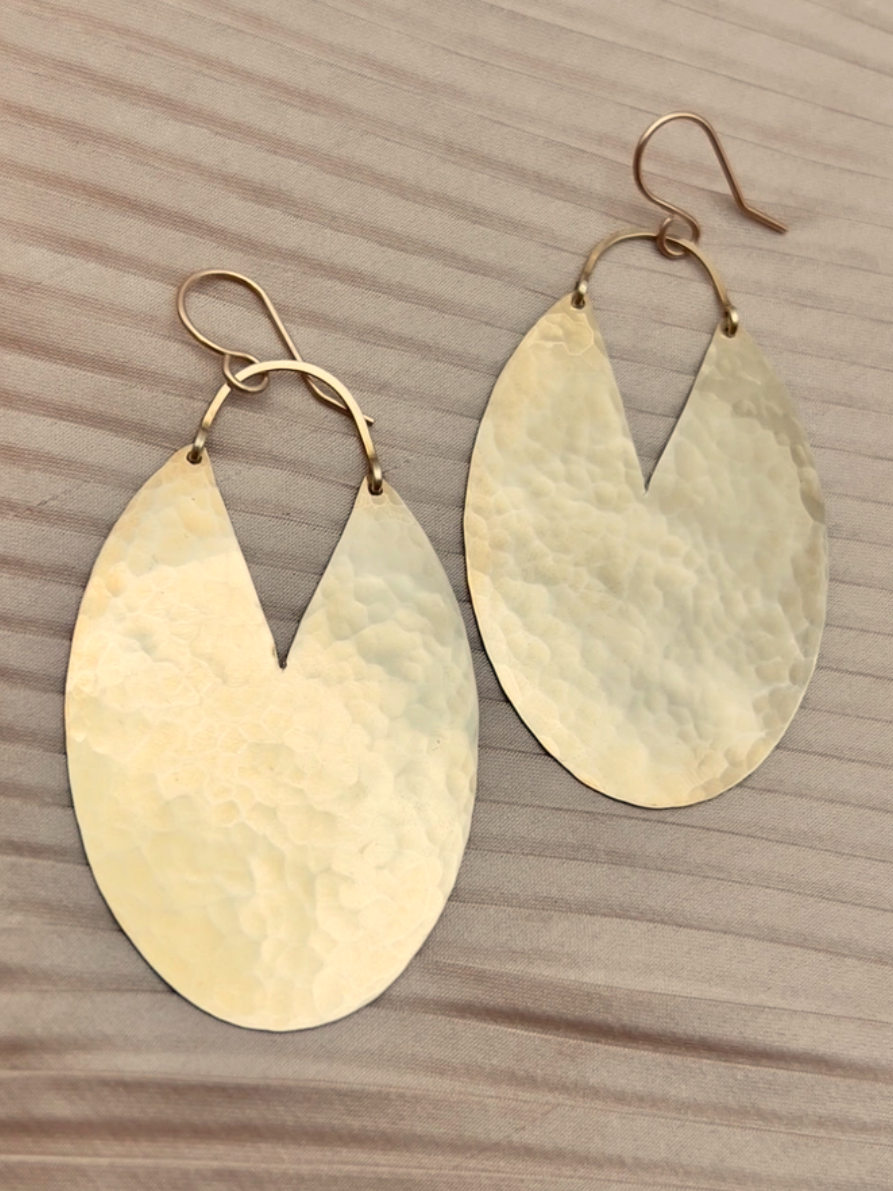 •AVERY LARGE• gold dangle earrings