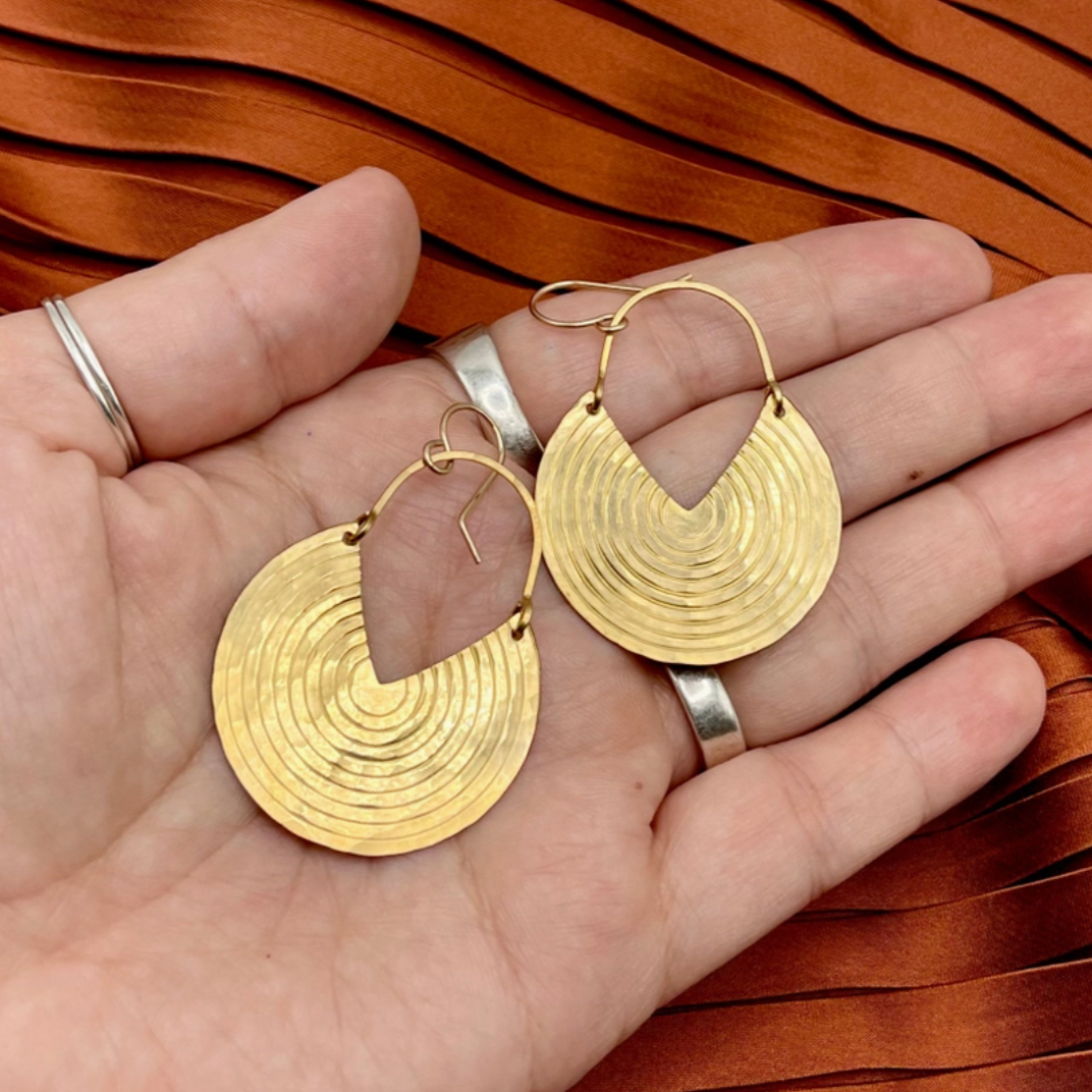 •BLISS II SMALL• gold dangle earrings