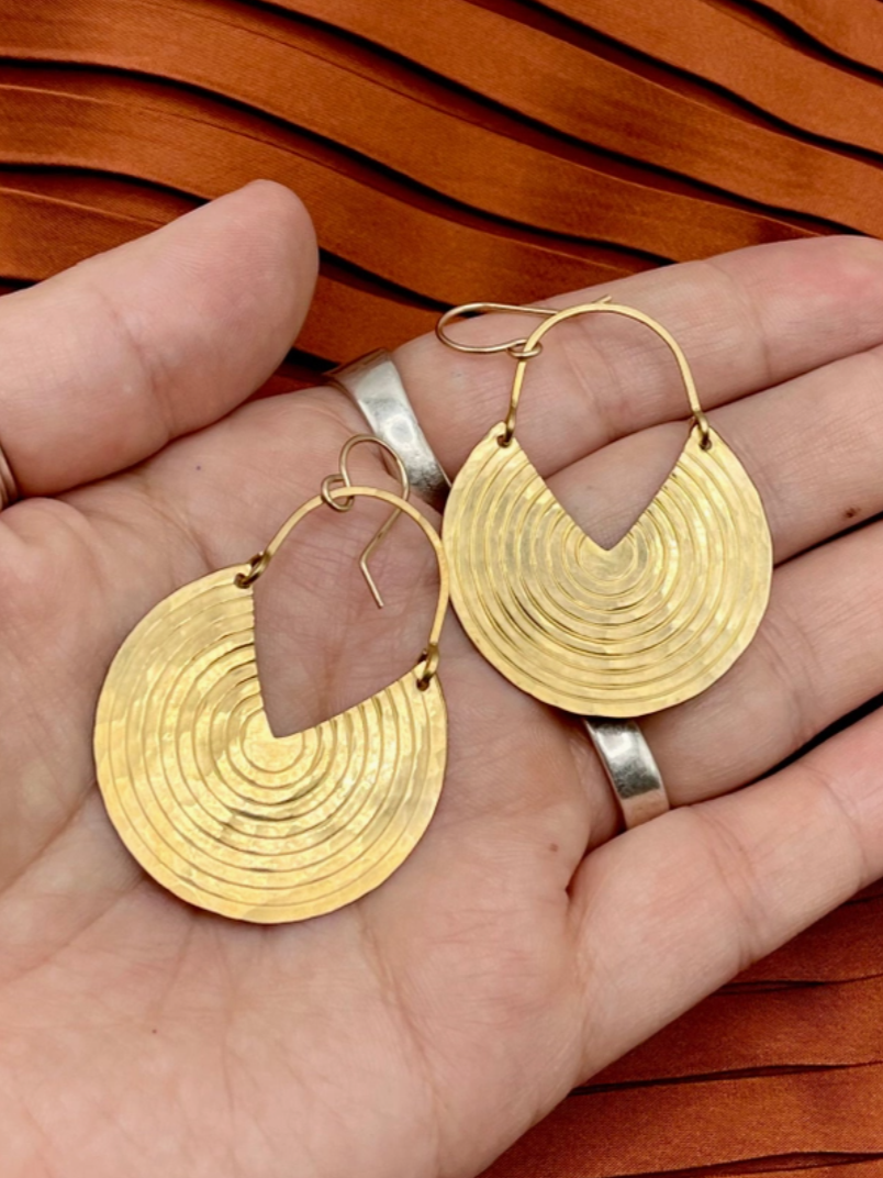 •BLISS II SMALL• gold dangle earrings