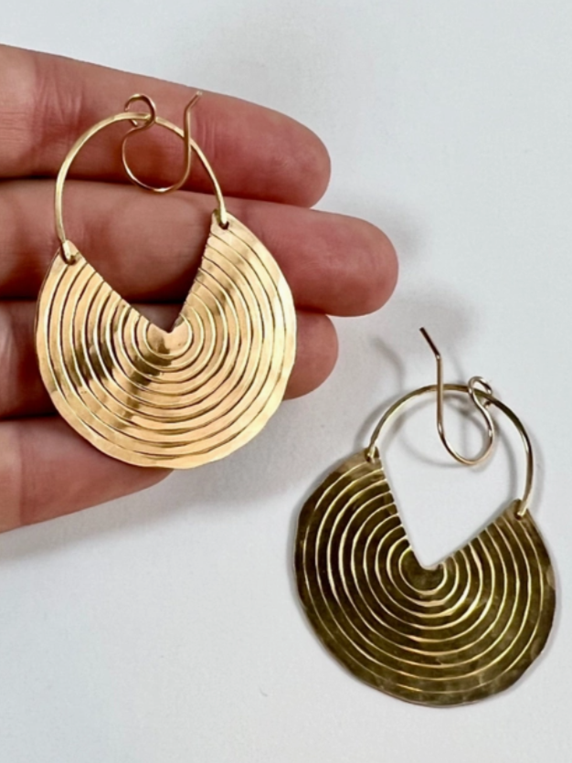 •BLISS II SMALL• gold dangle earrings