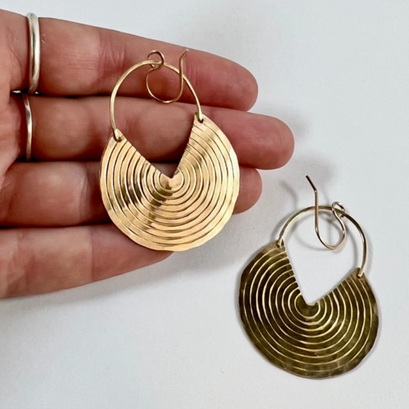 •BLISS II SMALL• gold dangle earrings