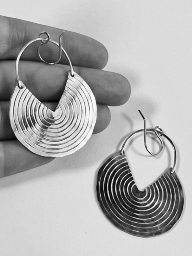 •BLISS II SMALL• silver dangle earrings
