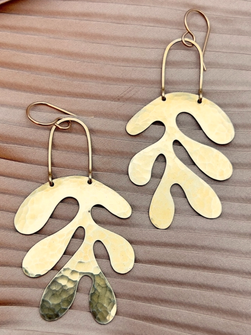 •CORA• gold dangle earrings