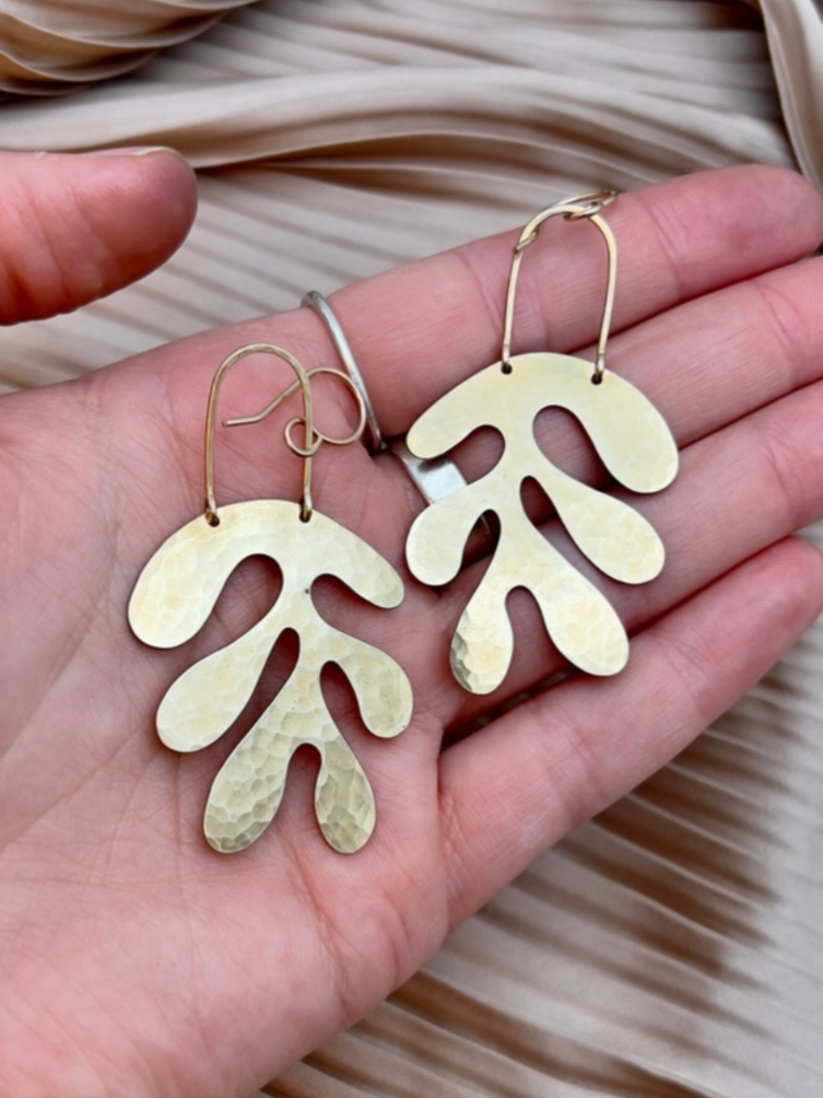•CORA• gold dangle earrings