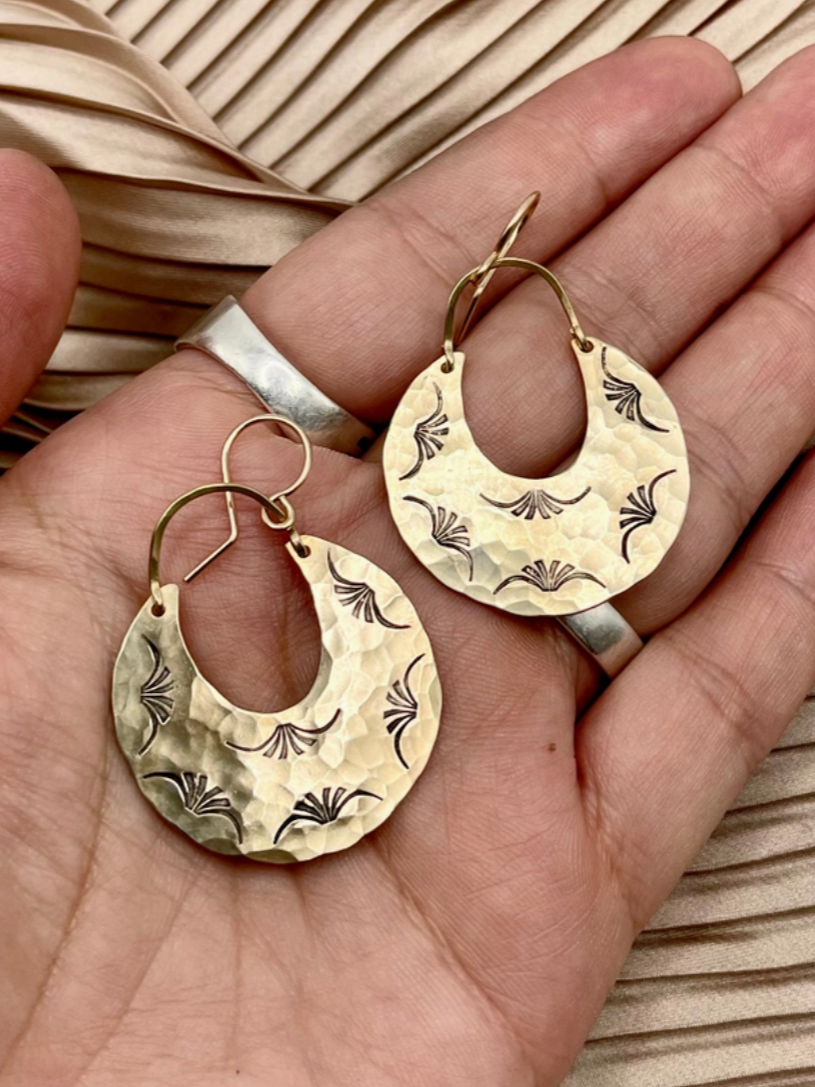 •JULIAN• gold dangle earrings