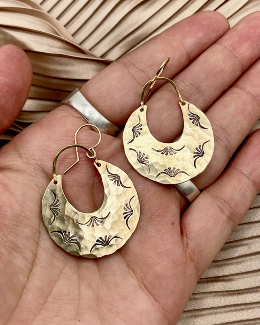 •JULIAN• gold dangle earrings