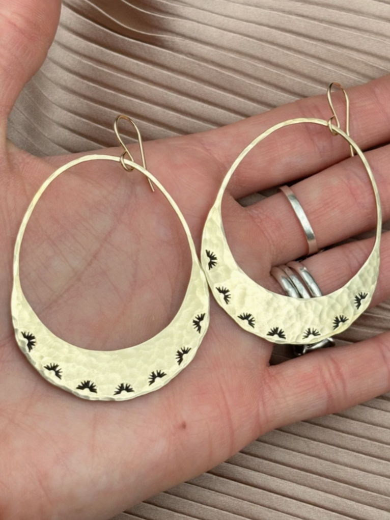 •LUMOS• gold dangle earrings