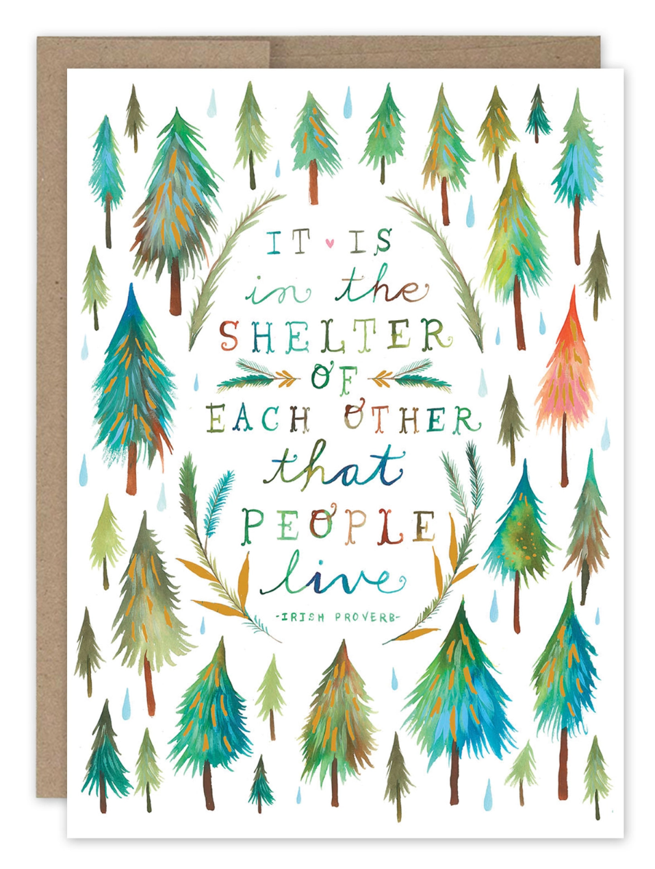 •SHELTER OF EACH OTHER• anniversary card