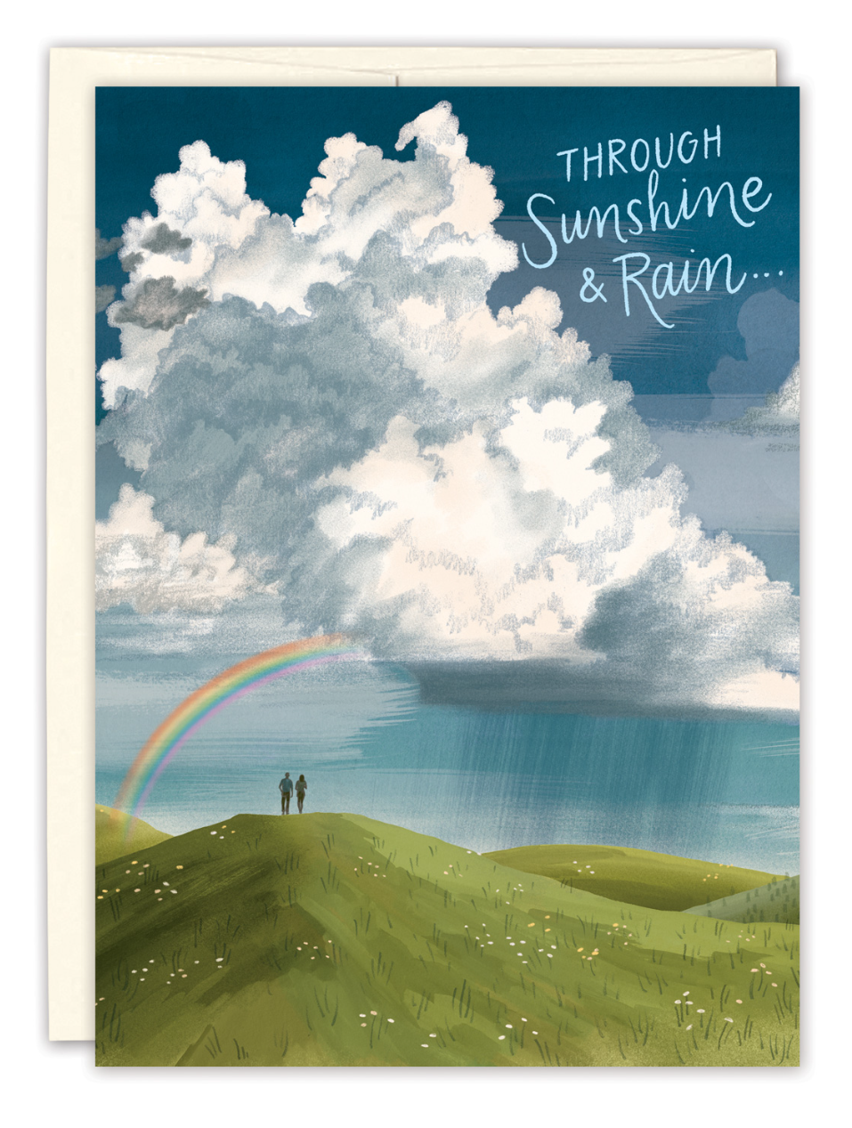 •SUNSHINE & RAIN• encouragement card
