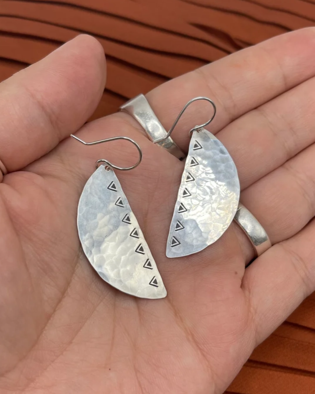 •ARCHER• silver dangle earrings