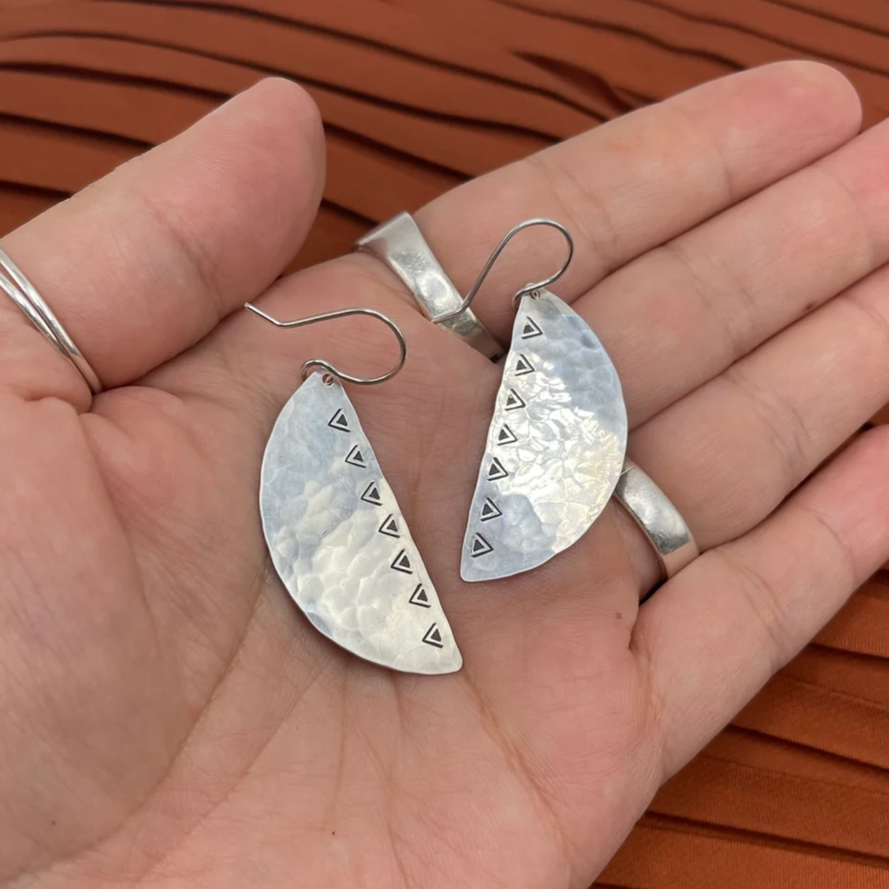 •ARCHER• silver dangle earrings