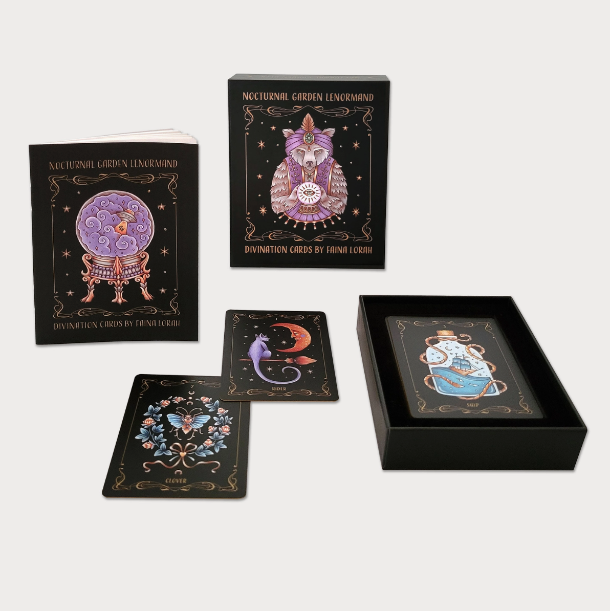 •NOCTURNAL GARDEN• deluxe lenormand deck