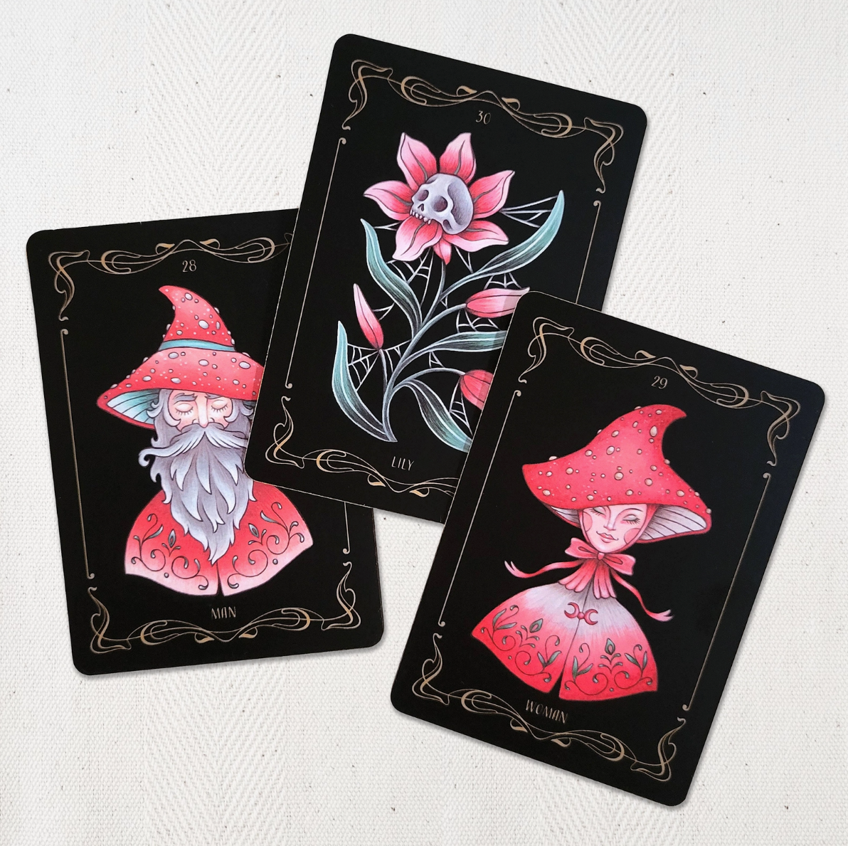 •NOCTURNAL GARDEN• deluxe lenormand deck