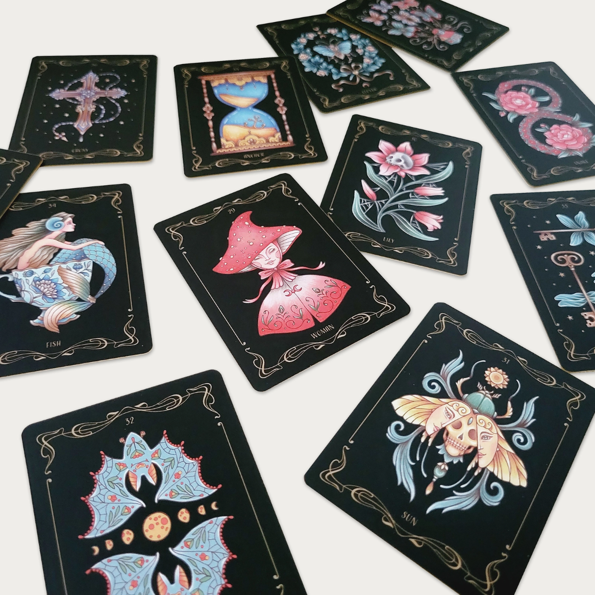 •NOCTURNAL GARDEN• deluxe lenormand deck