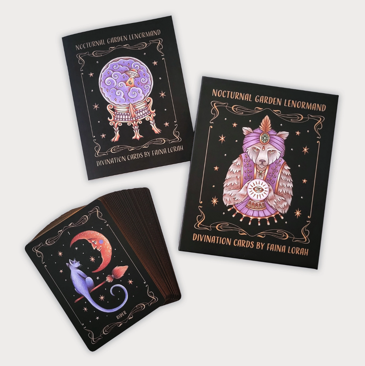 •NOCTURNAL GARDEN• deluxe lenormand deck